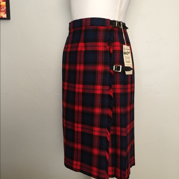 Vintage Dresses & Skirts - Vintage Moffat Weavers of Scotland Wool Kilt